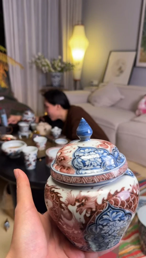 【闪购商品】龙茶叶罐景德镇福利景德镇