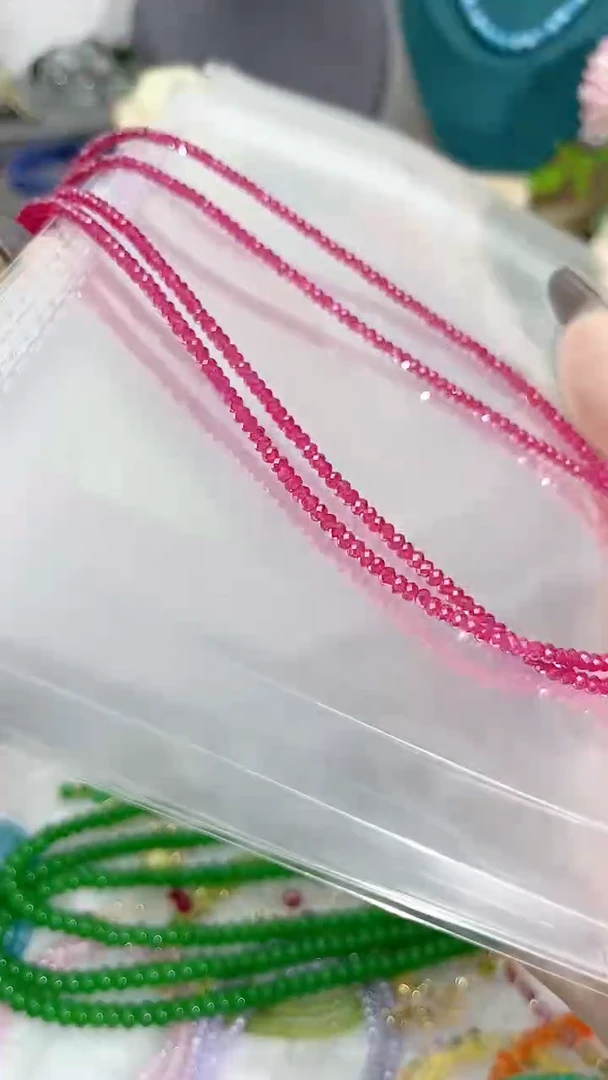 【闪购商品】红宝石颈饰银S925镶嵌刻99