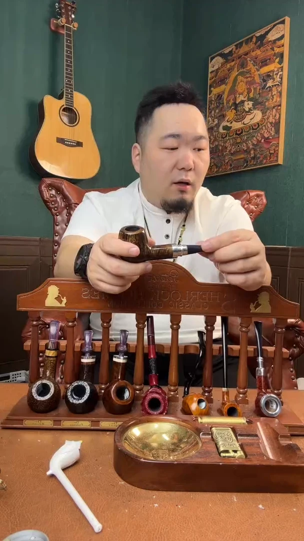 石楠木木雕款意大利进口石楠木烟斗