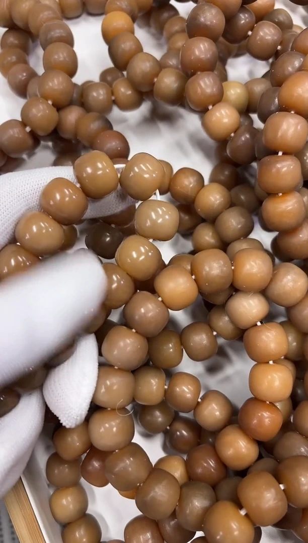 手串菩提根/象牙果15水磨福利（314）