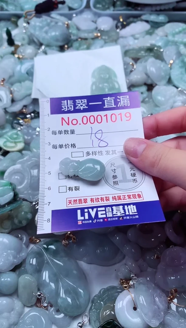 吊坠(不含链)未镶嵌翡翠1019