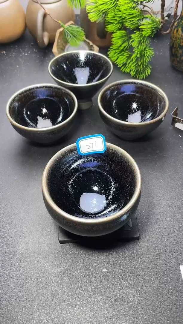 茶盏277叶紫建盏