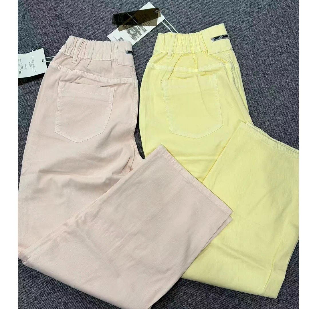 直筒高腰百搭裤子福利款