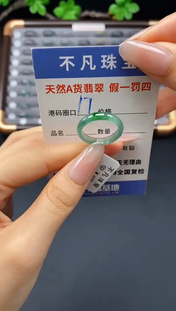 未镶嵌戒指翡翠天然A货翡翠13810