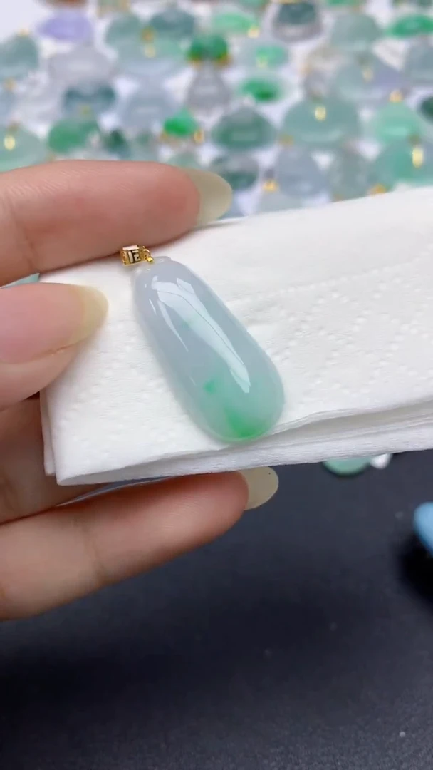 颈饰未镶嵌翡翠天然缅甸a货翡翠百元以上9元证书费自理