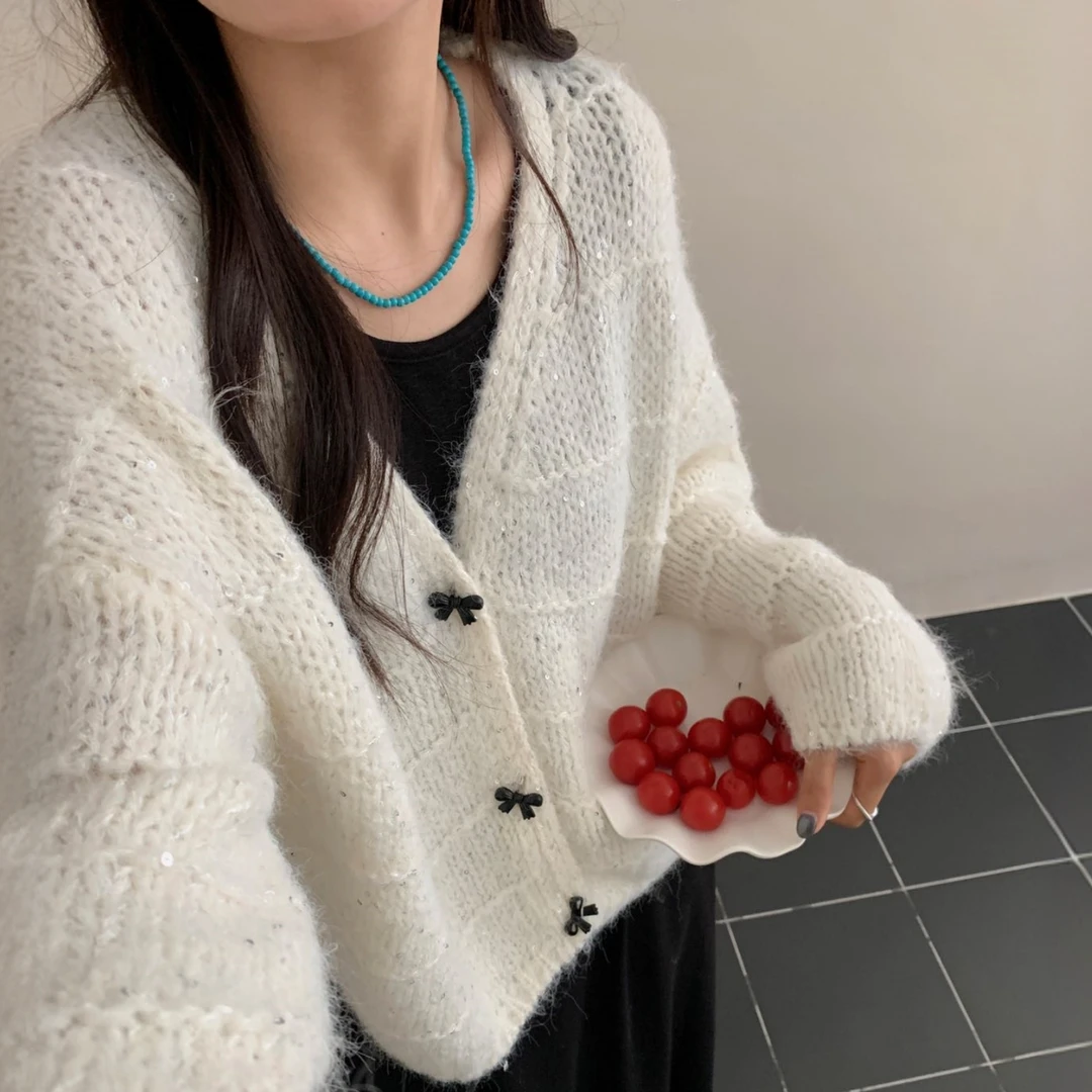 2025新款秋装慵懒风针织开衫外套女秋季毛衣女时尚百搭气质上衣服