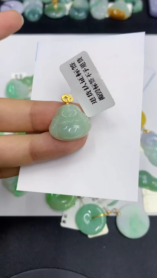 颈饰未镶嵌翡翠缅甸翡翠a货