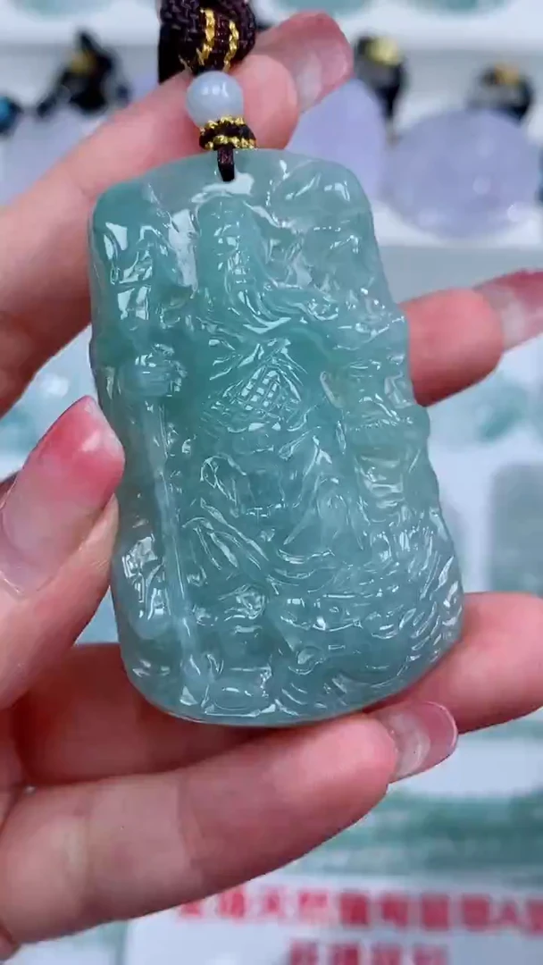 翡翠未镶嵌颈饰吊坠