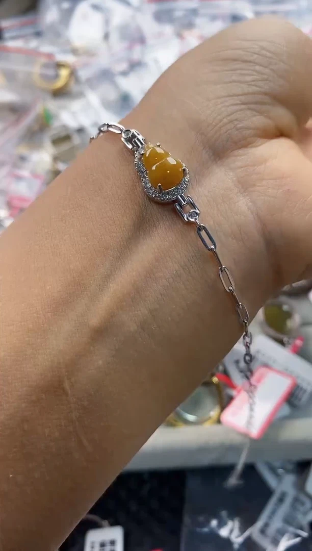 翡翠戒指银S925镶嵌777777   9