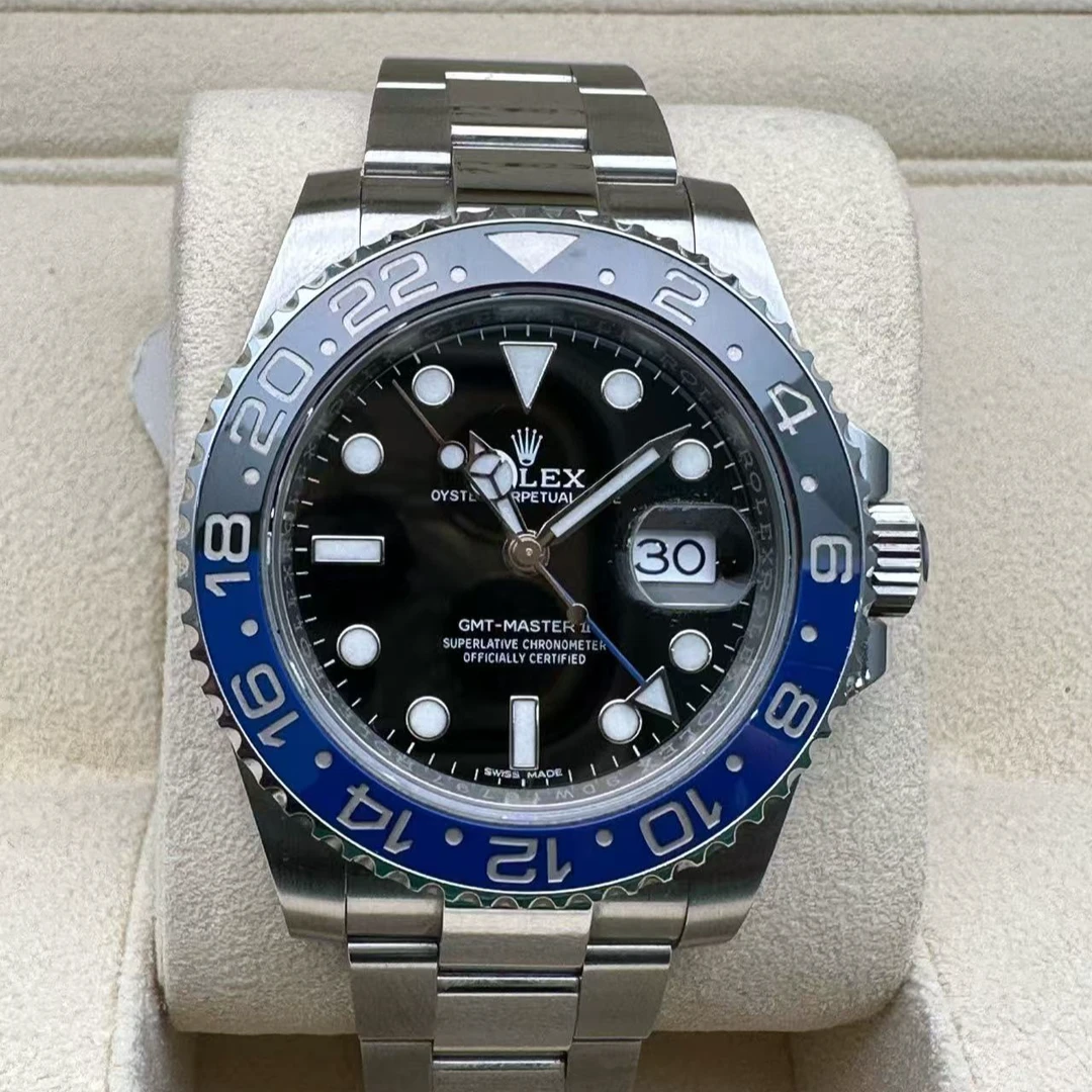 99新 Rolex/劳力士 格林尼治型m116710blnr板带国米圈 二手全套