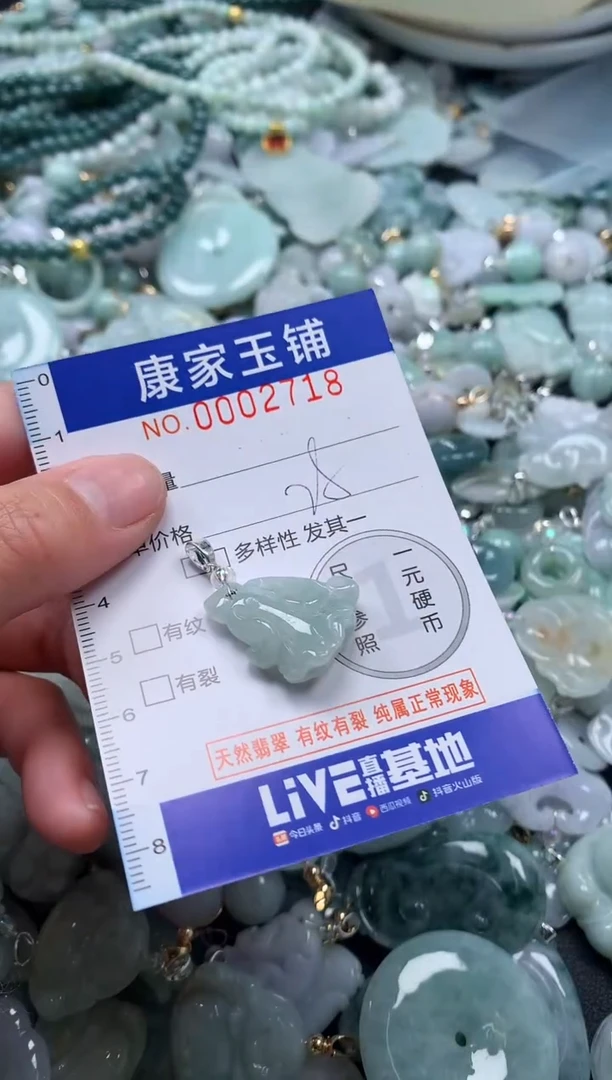 颈饰未镶嵌翡翠2718