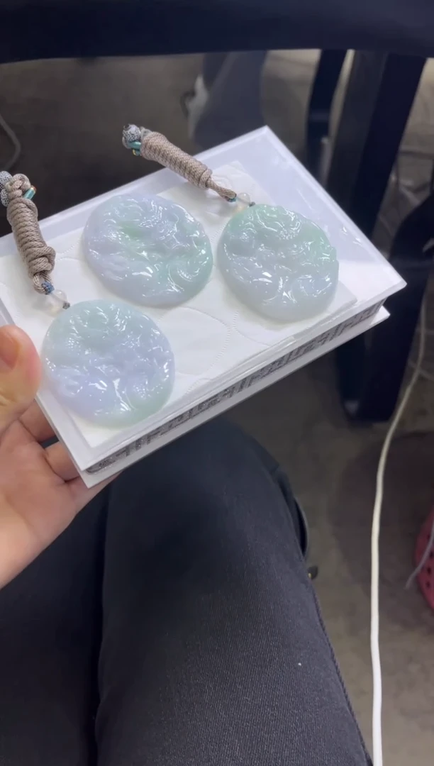 颈饰未镶嵌翡翠Z137/多样性发一件/配绳子