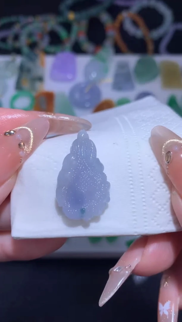 未镶嵌定制翡翠白菜