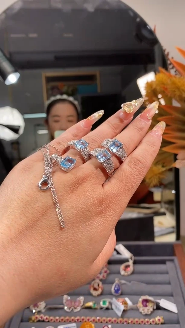 套链未镶嵌托帕石天然托帕石套链