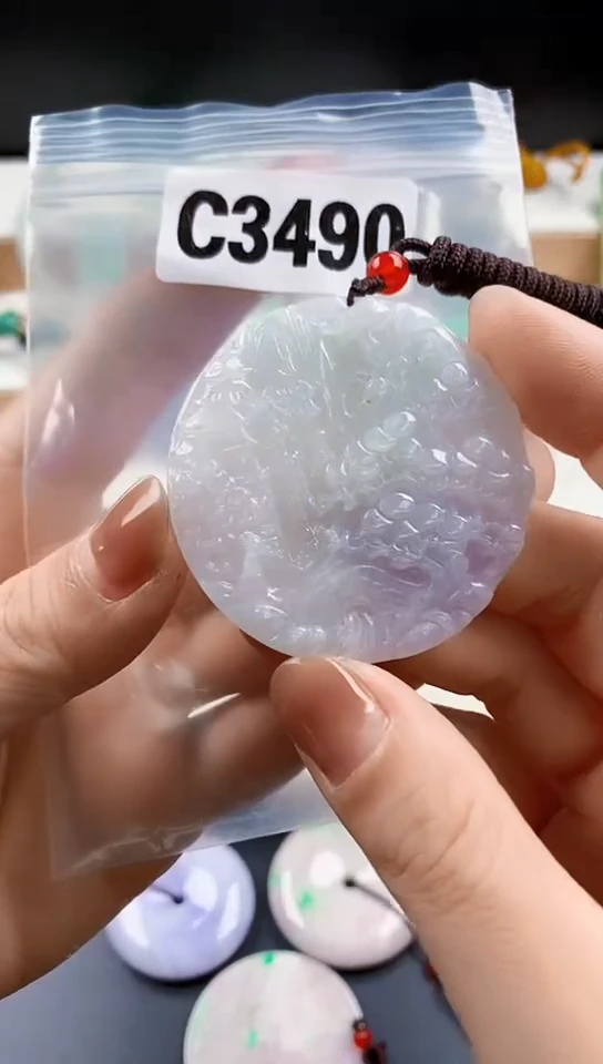颈饰未镶嵌翡翠天然翡翠吊坠挂件