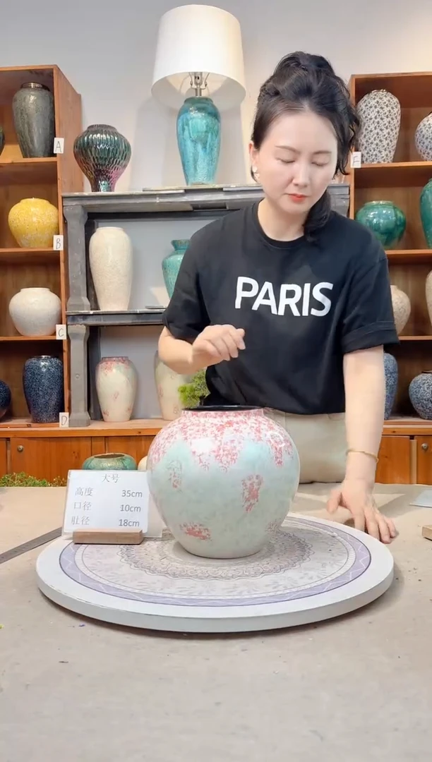 瓶陶瓷花瓶  曼波 小号  正品