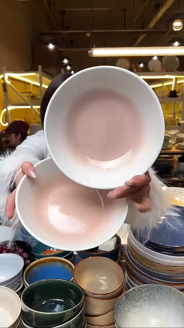 瓷288外贸尾货窑变釉下彩默认微瑕