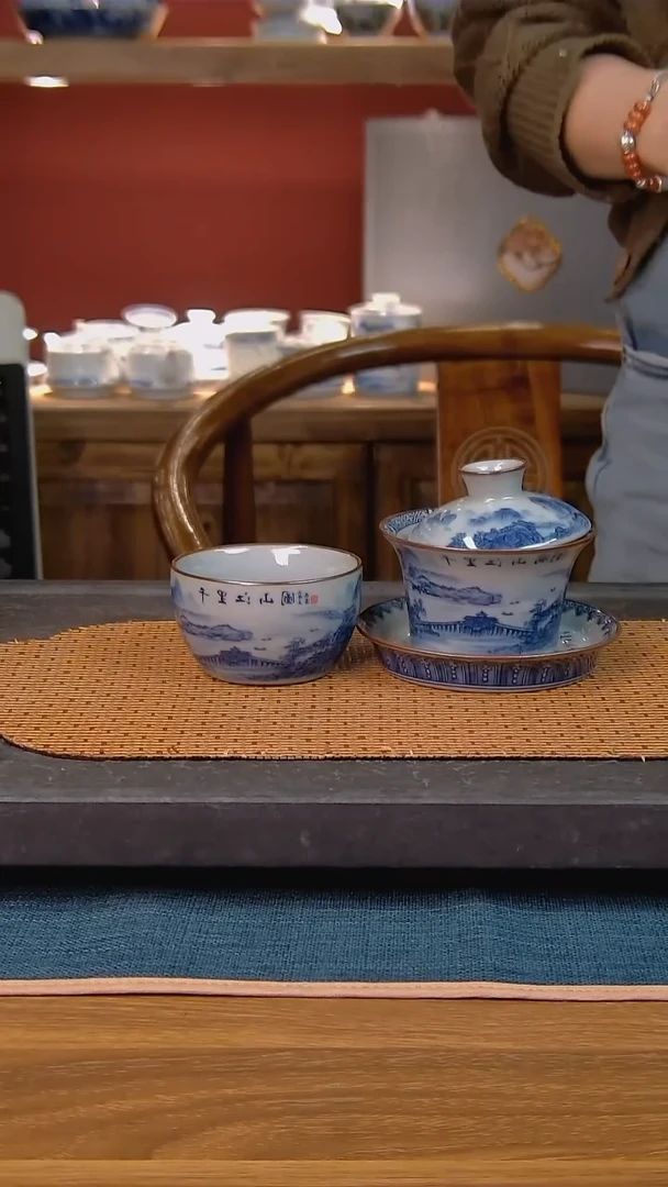 简装家用款2件套 老陶泥开片纹陶瓷茶具