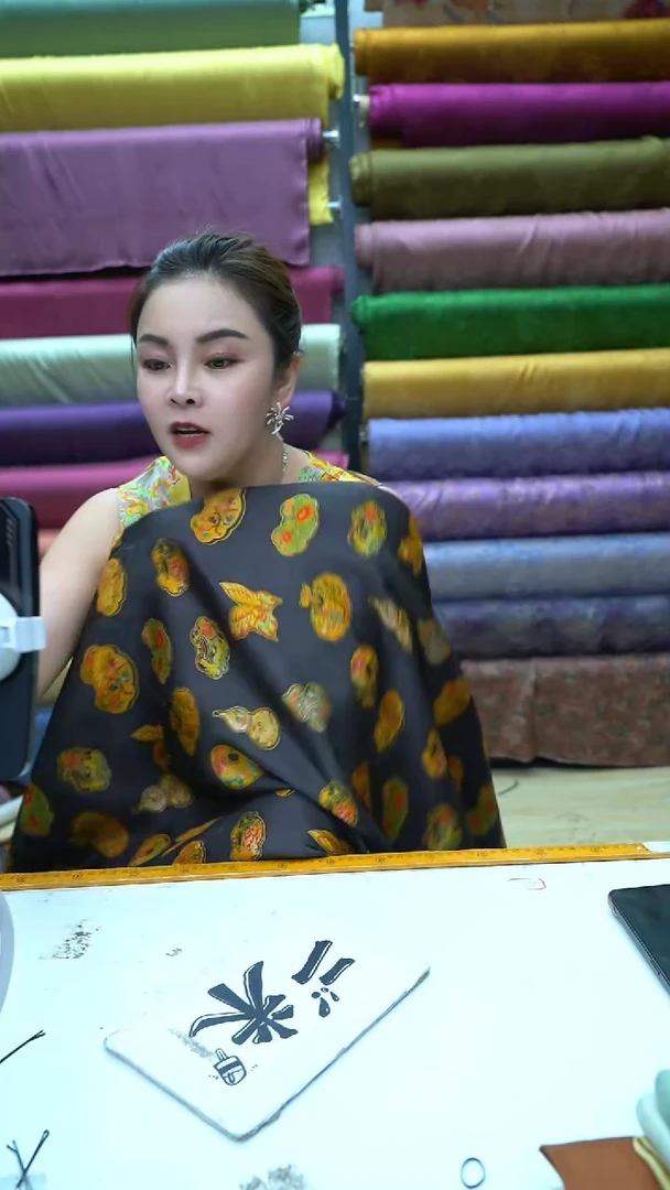 无纺布28号灰黑低香云纱2米