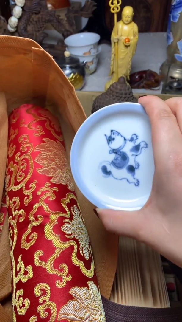 紫砂盖碗瓷器默认微瑕瓷器