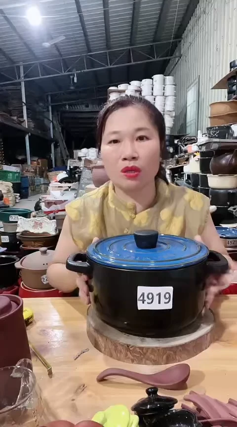 4919瑕疵黑锅带盖