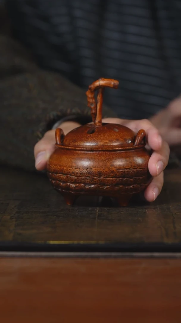 小*巴弥云斋竹子香炉6号