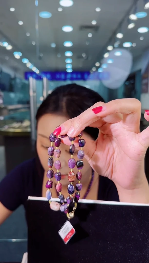 未镶嵌苏纪石（舒俱来）项链K金南非老矿料舒俱来