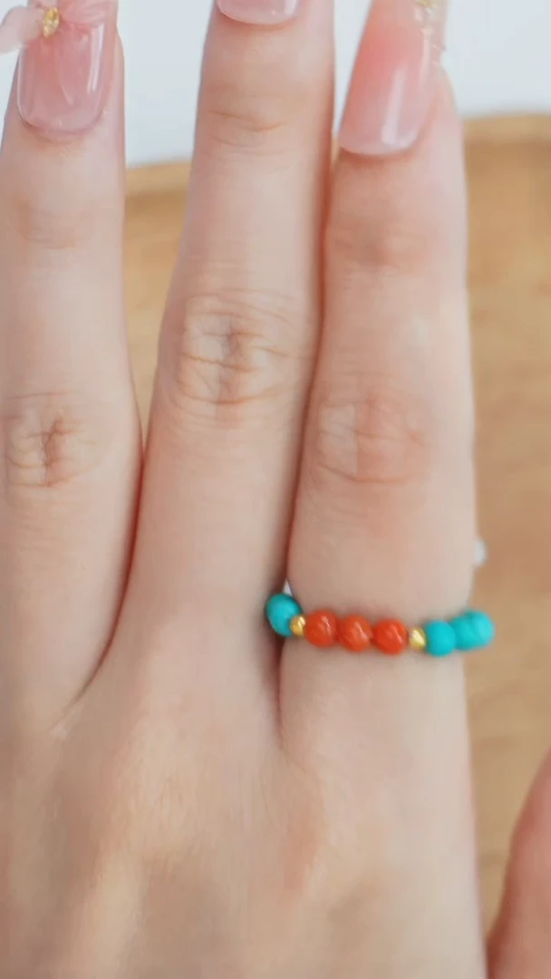 南红玛瑙未镶嵌戒指发货一件