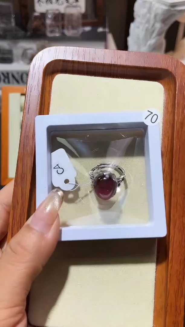 【闪购商品】水晶戒指银S925镶嵌定制