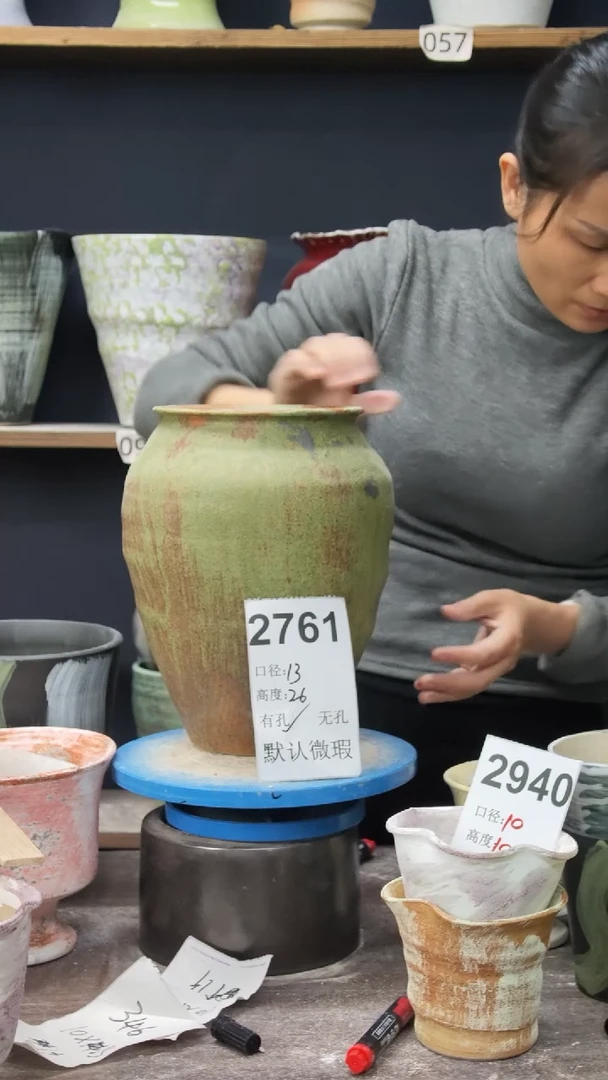 景德镇花盆默认微瑕2761