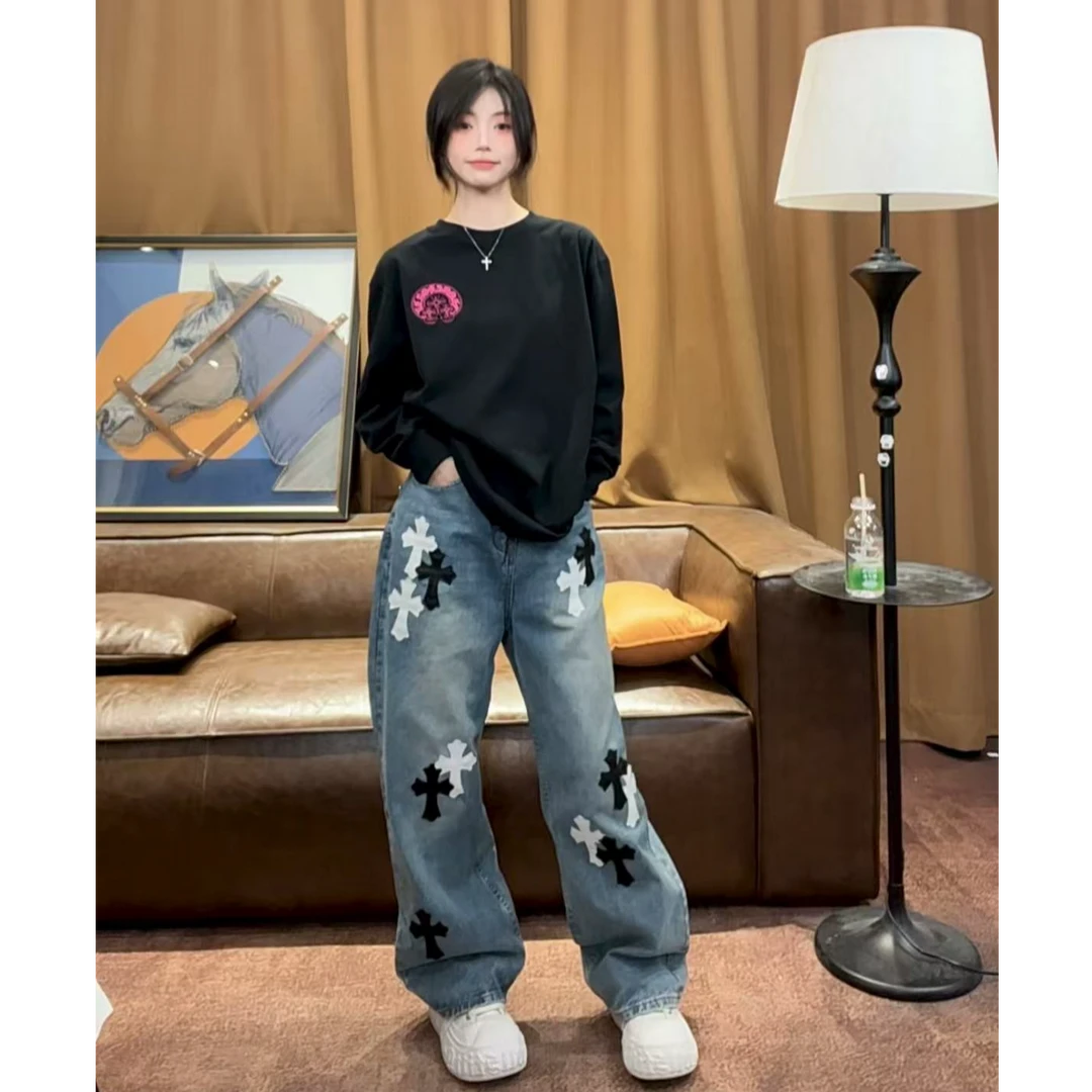 【周晚晚】2025新款克罗牛仔裤