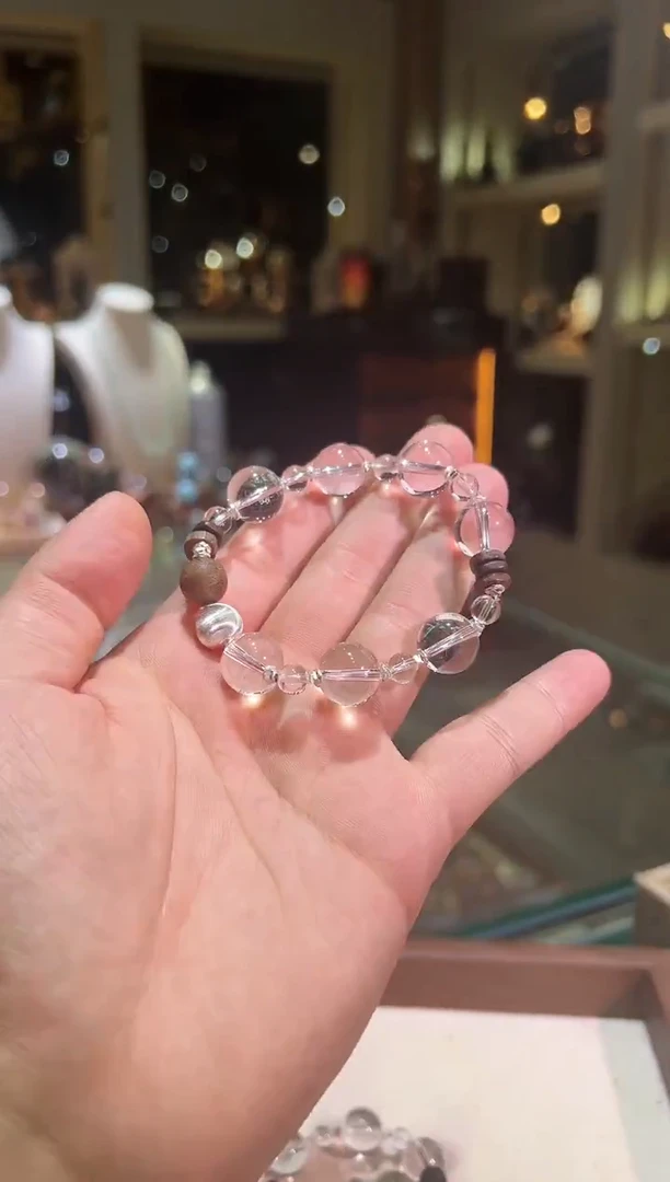 水晶手链未镶嵌沉香白水DIY(多样性发一)