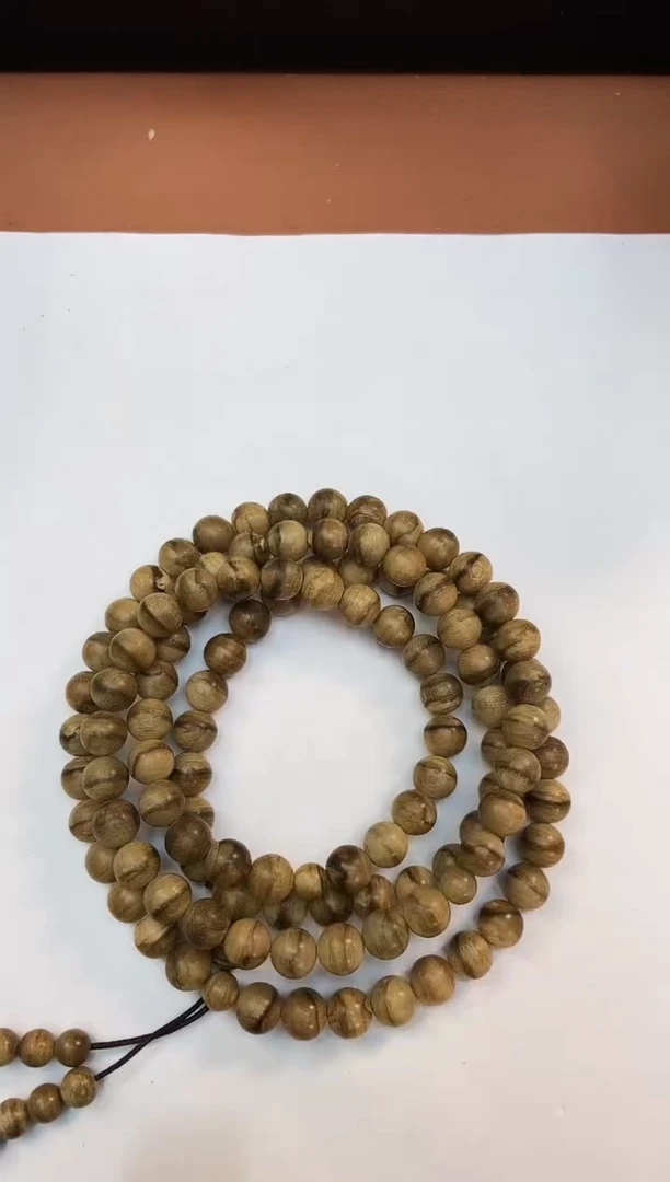 手串沉香志**原CG5425-1芽庄多圈天然野多样性发一