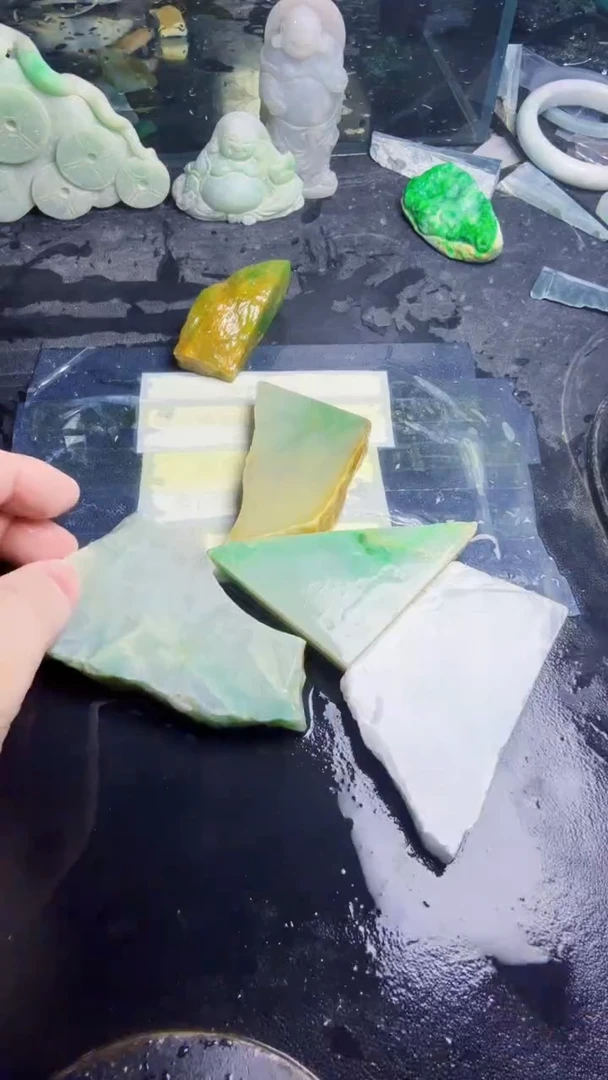 未镶嵌挂件翡翠天然翡翠135
