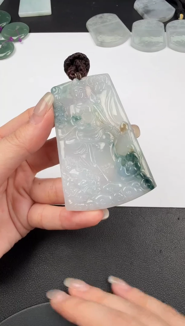 吊坠(不含链)未镶嵌翡翠翡翠饰品-75