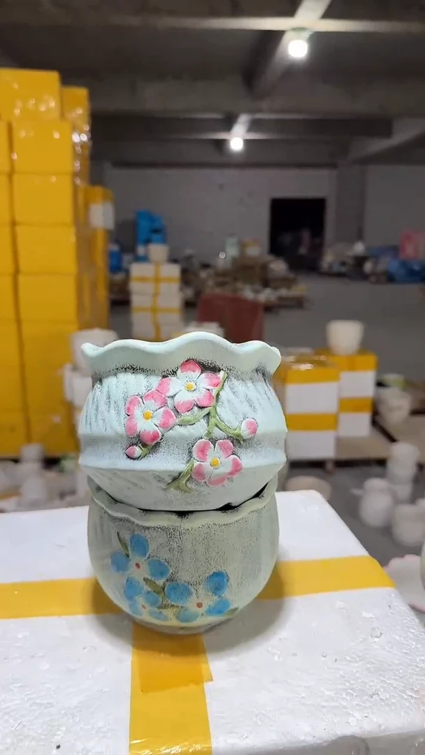 高温陶瓷花盆+Q521