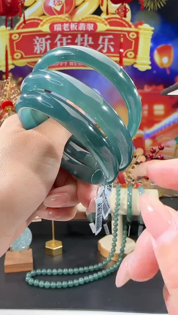 【闪购商品】定制翡翠手镯正圈未镶嵌圈口可选多样性发一