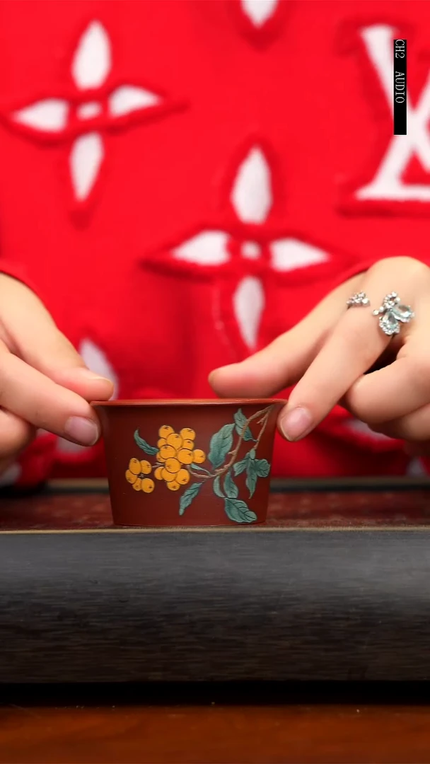 【闪购商品】紫砂茶壶大红袍枇杷杯