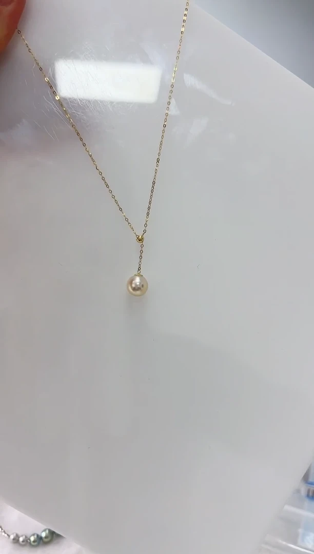 【闪购商品】海水珍珠DA18K金镶嵌Y链 C1224