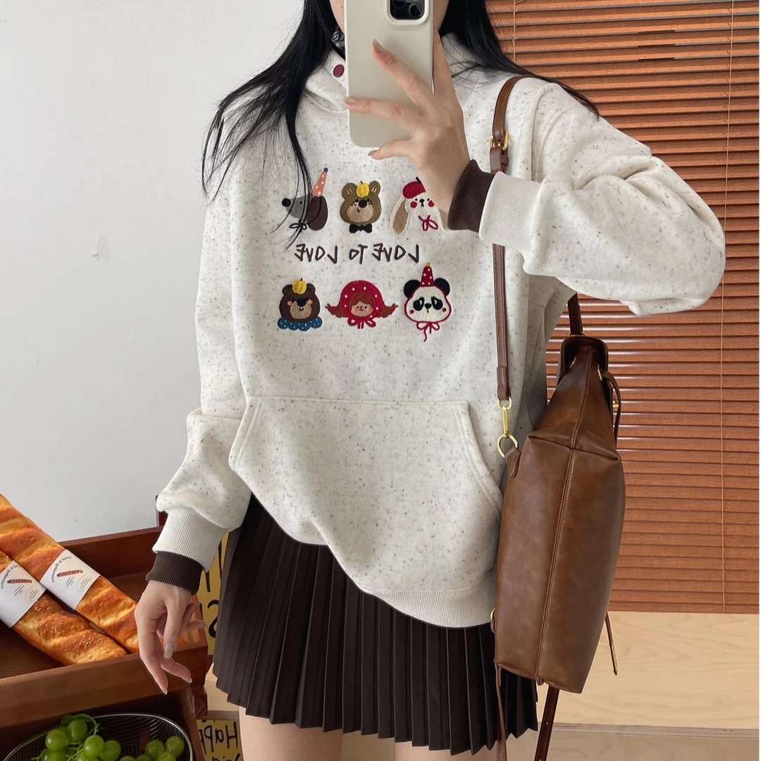 【高货卫衣系列】彩纱小红帽 加绒彩纱连帽 微胖遮肉 这款我先冲了~