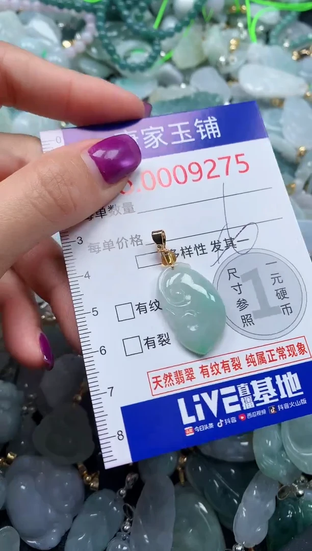 颈饰未镶嵌翡翠9275