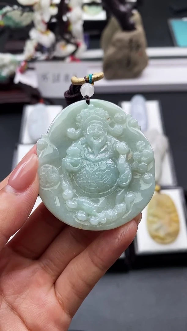 【闪购商品】翡翠颈饰未镶嵌天然缅甸A货翡翠