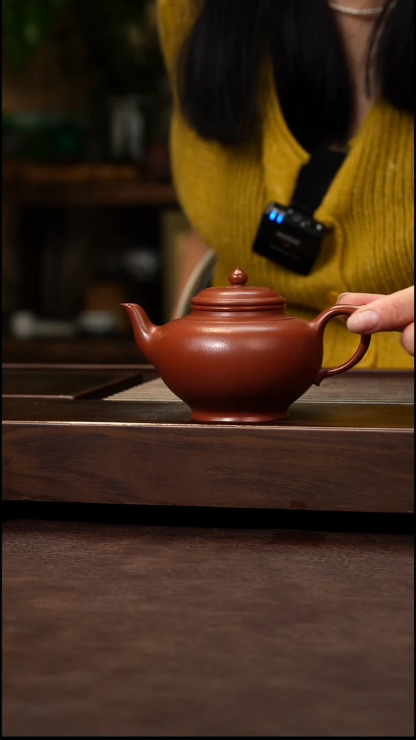 茶壶紫砂朱泥全手笑樱200cc左右