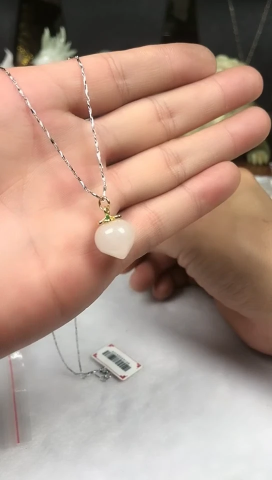 玛瑙/玉髓颈饰银S925镶嵌喻***凡项链
