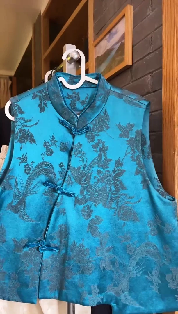 凤*蓝色马甲马甲马甲P830