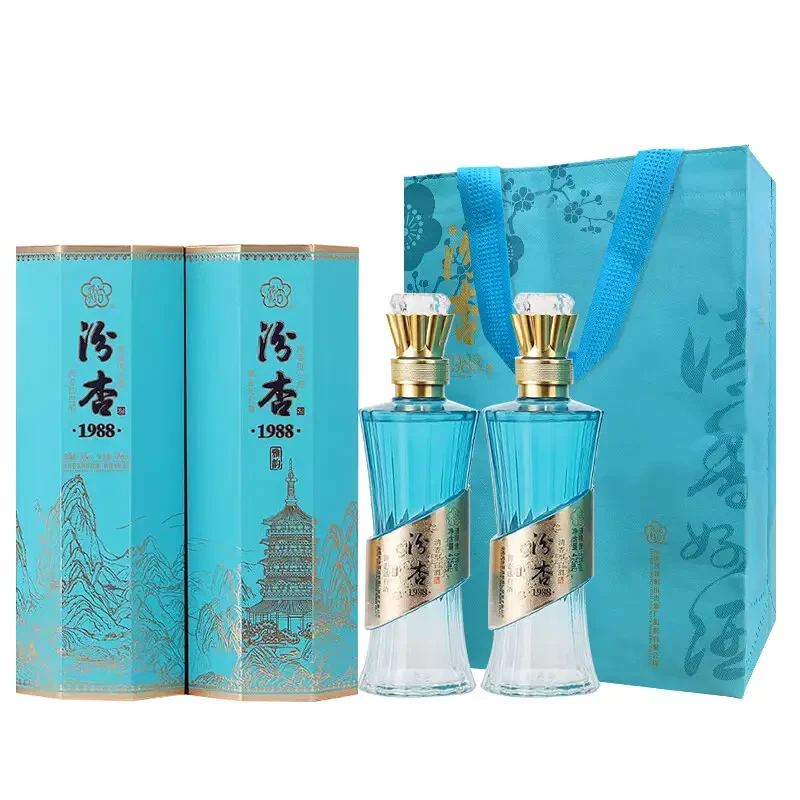 1988雅韵 清香型白酒礼盒 53度475ml*2