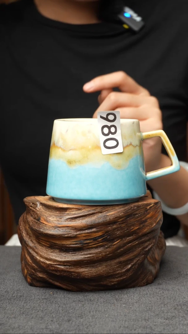 杯子086景德镇手创颜色釉杯（食品级）