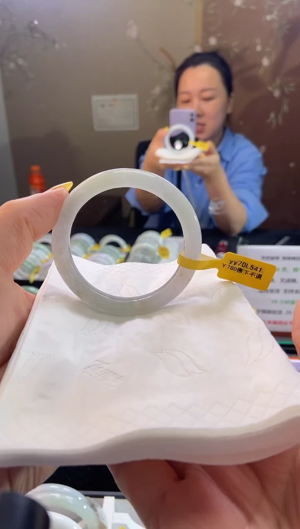 未镶嵌手镯翡翠5455圈口d