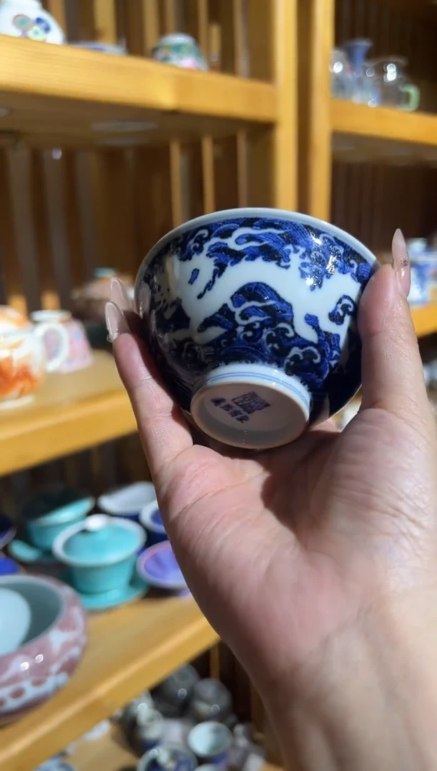 瓷片景德镇瓷器茶器茶杯