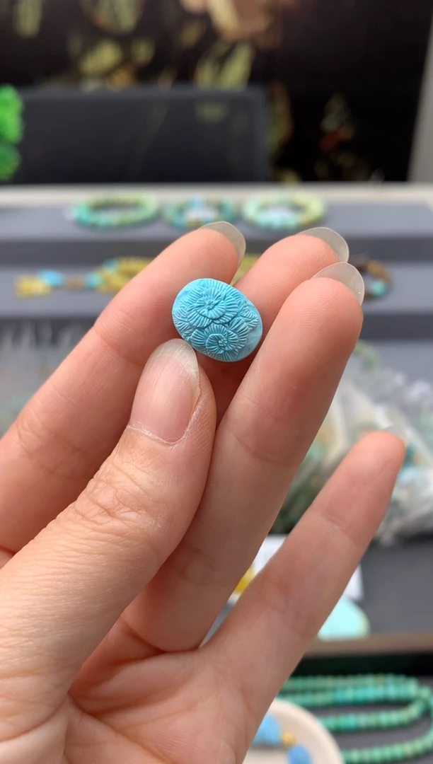 未镶嵌绿松石精品雕刻W102